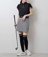 画像をギャラリービューアにロードします ハウンドトゥースオーバーオールスカート	CGS25113SK
