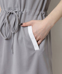 画像をギャラリービューアにロードします バイカラーワンピース	CGS25114OP
