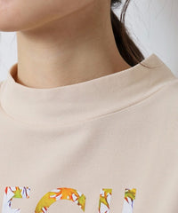 画像をギャラリービューアにロードします FLOWER LOGO　MOCK NECK
