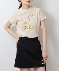 画像をギャラリービューアにロードします FLOWER LOGO　MOCK NECK
