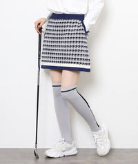 画像をギャラリービューアにロードします HOUND TOOTH　SKIRT
