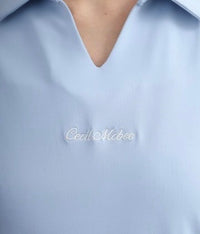 画像をギャラリービューアにロードします Sheer Skipper Blouse Polo
