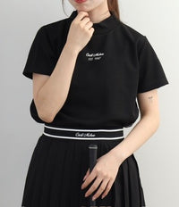 画像をギャラリービューアにロードします Checkered mock neck
