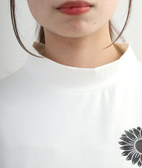 画像をギャラリービューアにロードします Oversized Print Mock Neck Top
