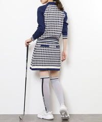 画像をギャラリービューアにロードします HOUND TOOTH　SKIRT
