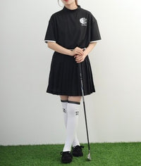 画像をギャラリービューアにロードします Oversized Print Mock Neck Top
