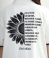 画像をギャラリービューアにロードします Oversized Print Mock Neck Top
