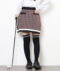 画像をギャラリービューアにロードします HOUND TOOTH　SKIRT
