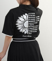 画像をギャラリービューアにロードします Oversized Print Mock Neck Top
