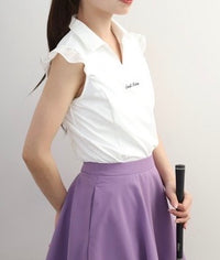 画像をギャラリービューアにロードします Sheer Skipper Blouse Polo
