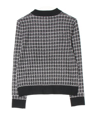 画像をギャラリービューアにロードします ツイードニットモックネック	CGF2418KN
