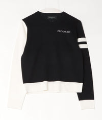 画像をギャラリービューアにロードします 袖切り替えニット	CGF2413KN
