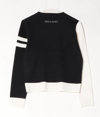 画像をギャラリービューアにロードします 袖切り替えニット	CGF2413KN
