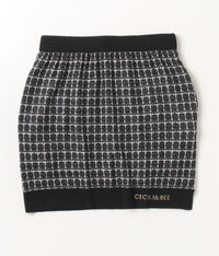 画像をギャラリービューアにロードします ツイードニットスカート　CGF2419SK
