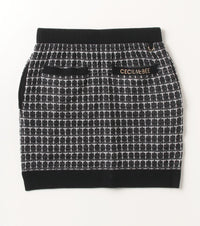 画像をギャラリービューアにロードします ツイードニットスカート　CGF2419SK
